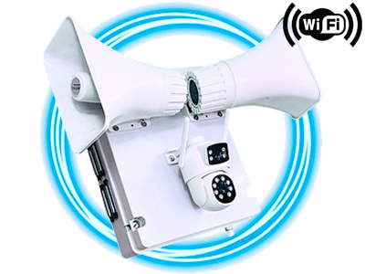 Alarma Vecinal Con Voz RF 433MHz, APP Móvil Y Perifoneo AV-210201-01W-CAM